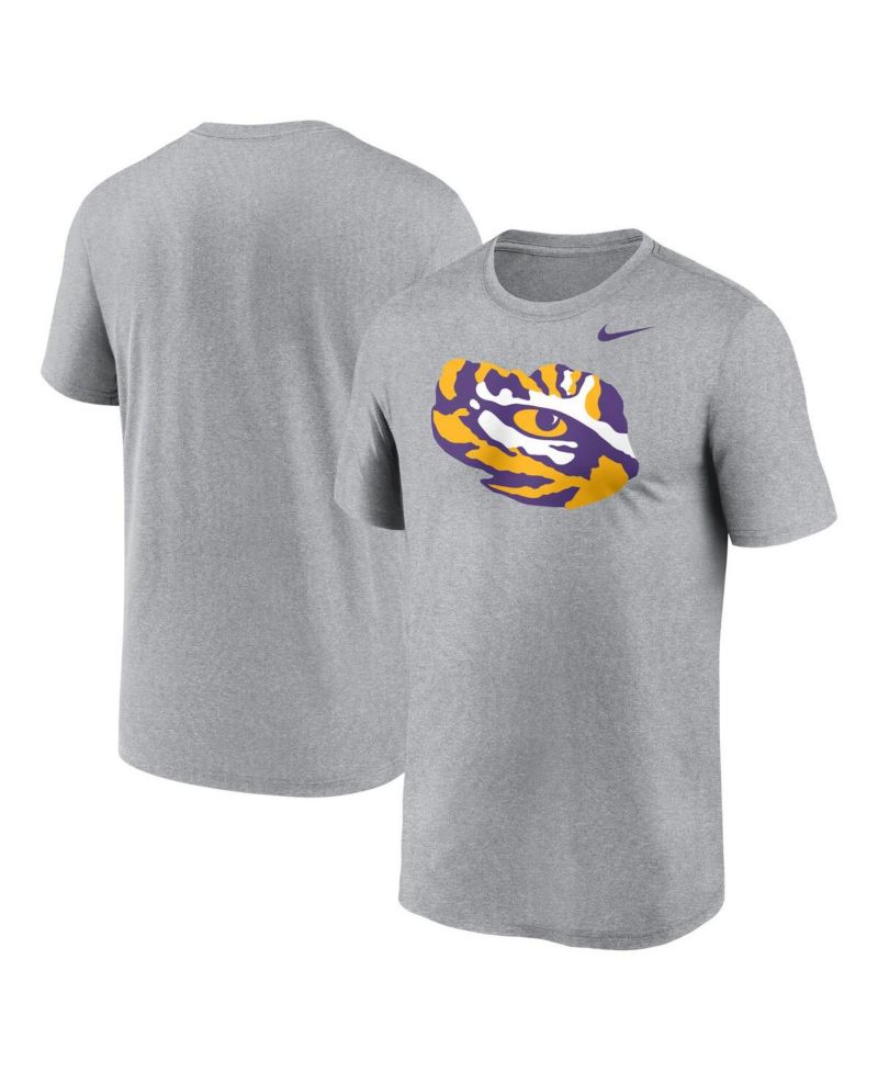 Men's Heather Gray LSU Tigers Primetime Legend Alternate Logo T-Shirt