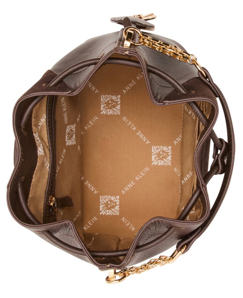 Convertible Strap Small Bucket Handbag
