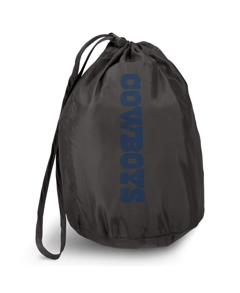 Darius Rucker Collection by x NFL Men's Gray Dallas Cowboys Packable Full-Zip Vest with Travel Bag