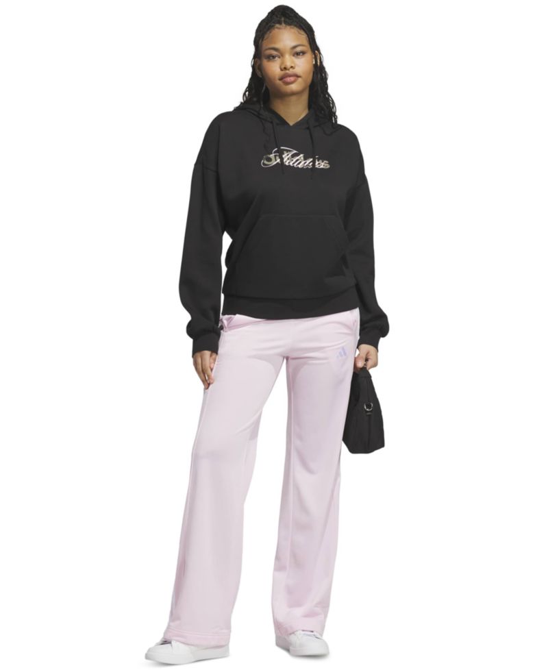 Women's Camo Wordmark Graphic Fleece Hoodie