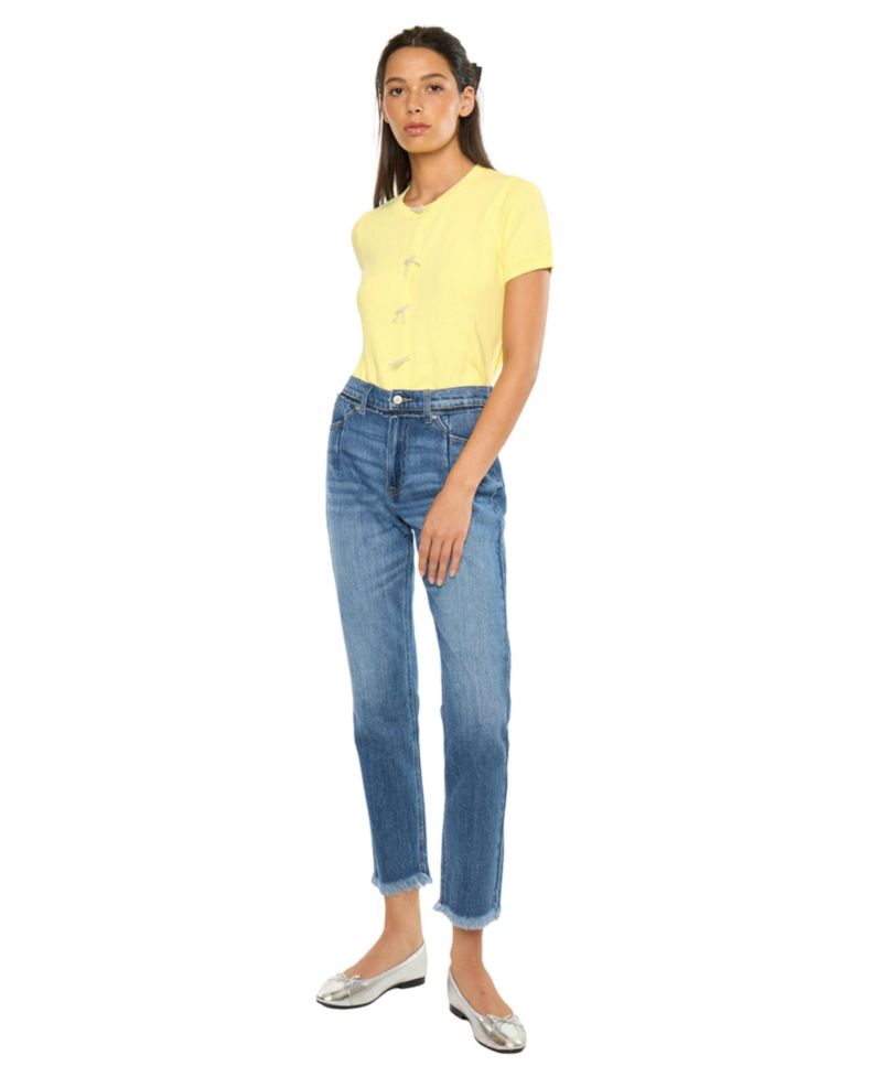 Women's Angelina High Rise Slim Straight Jeans