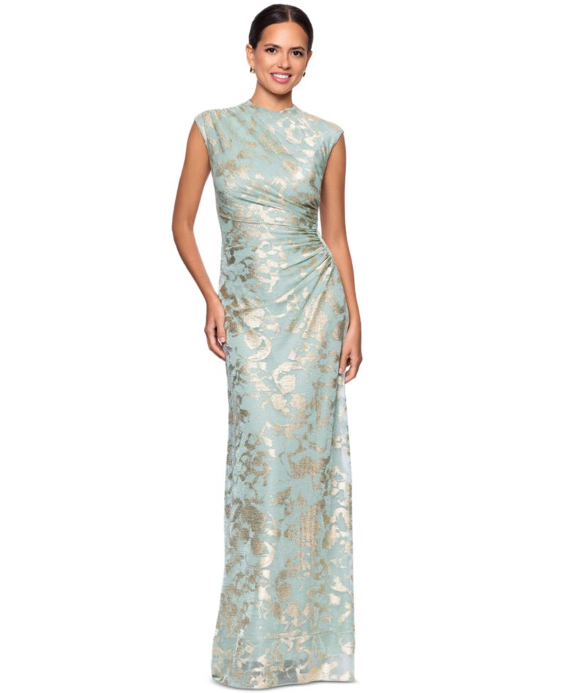 Petite Crinkle Detail Gown