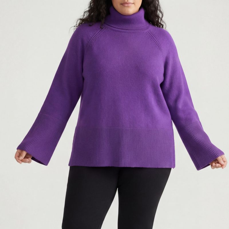 Plus Size Better Than Wool Oversize Turtleneck Sweater