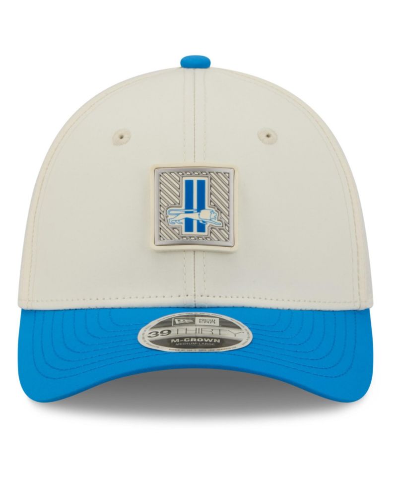 Men's Cream/Blue Detroit Lions 2026 NFL Training Camp 39THIRTY Flex Hat
