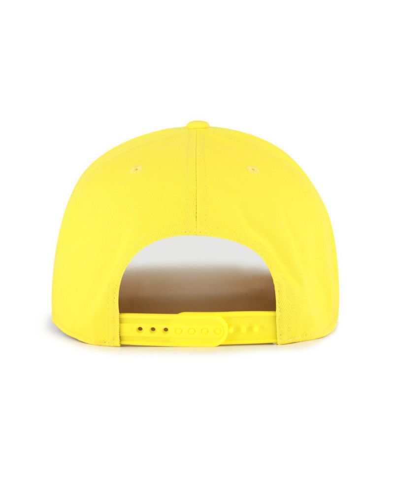 Men's Maize Michigan Wolverines Script Fade Hitch Adjustable Hat