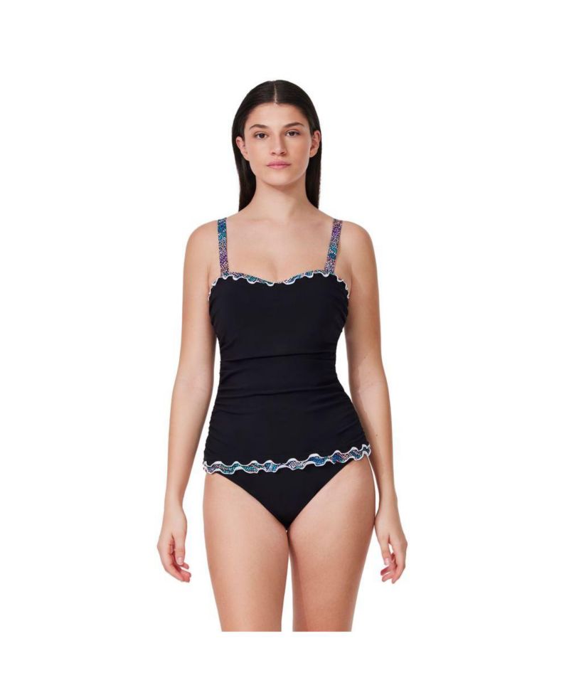 Women's Layla Tricolore D-Cup Tankini Top