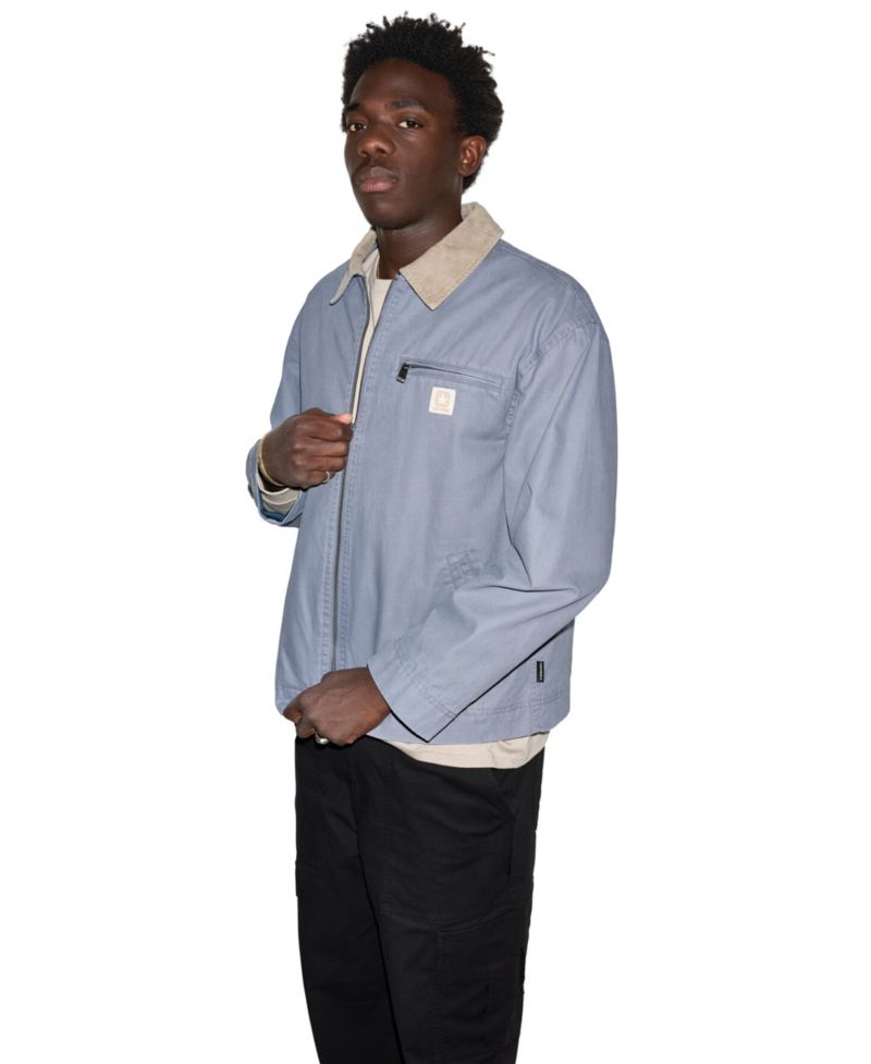 Men's Framework Corduroy Collar Front Zip Jacket