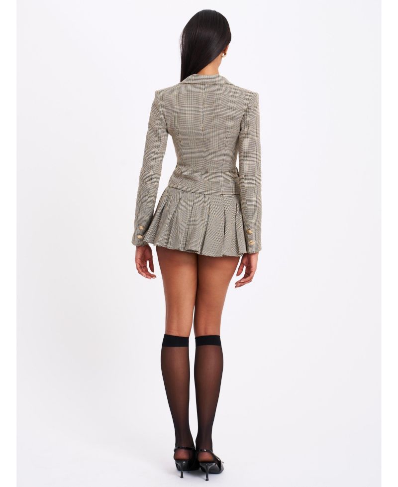 Women Oaklyn Plaid Pleated Mini Skort