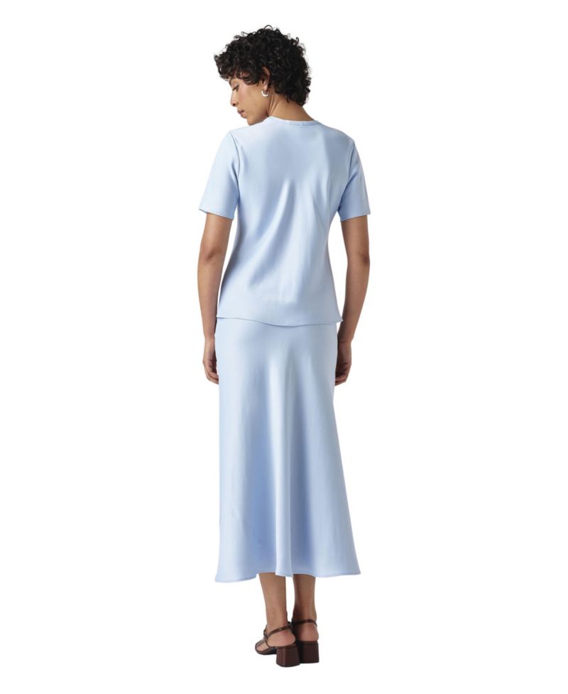 Women's Ria Short-Sleeve Satin Top