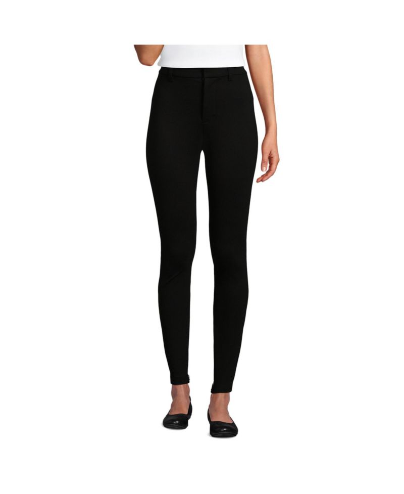 Women's High Rise Ponte Polished Leggings