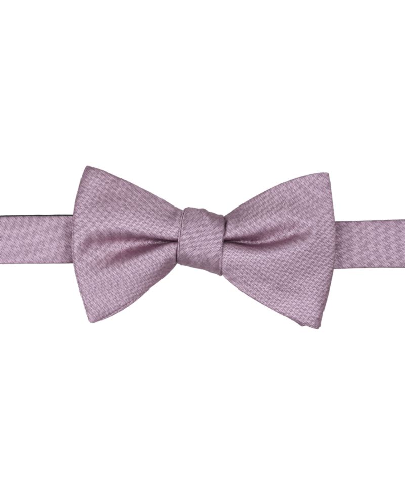 Men's Textured Bow Tie and Pocket Square Set