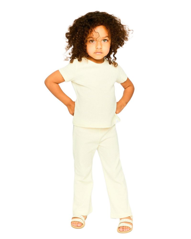 Baby Girls Crinkle Jersey Leggings