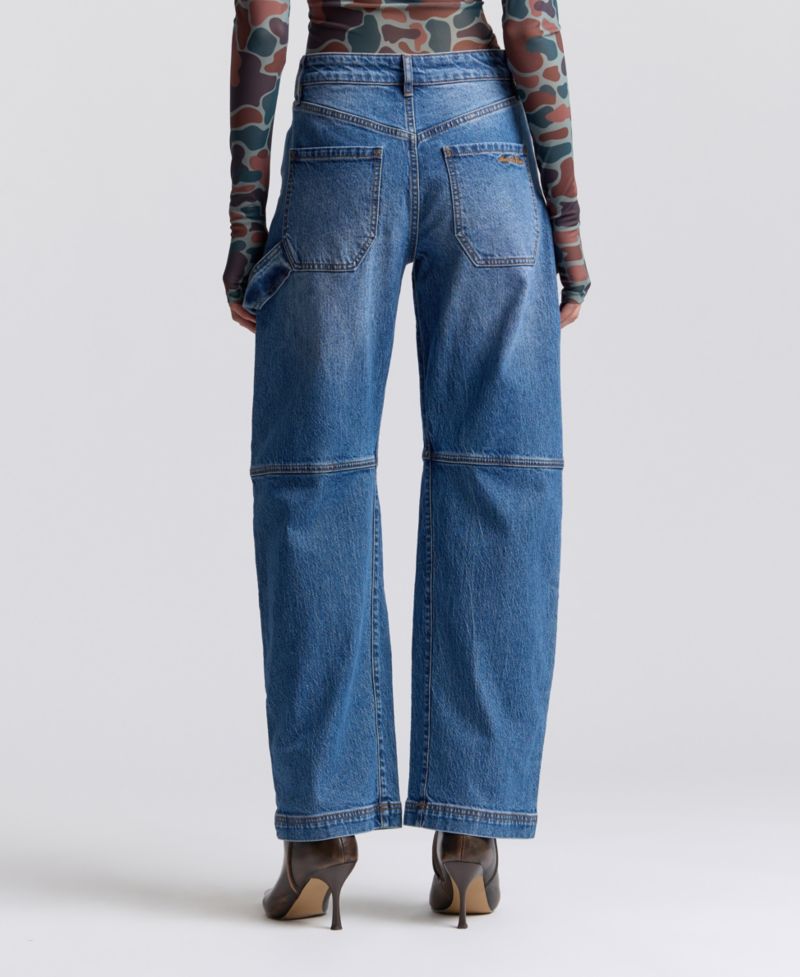 Women's Mid-Rise Barrel Jeans