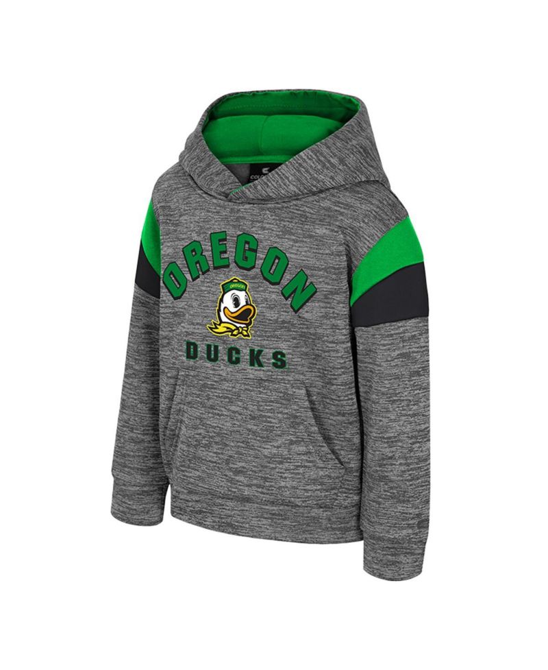 Toddler Gray Oregon Ducks Wizard City Hoodie