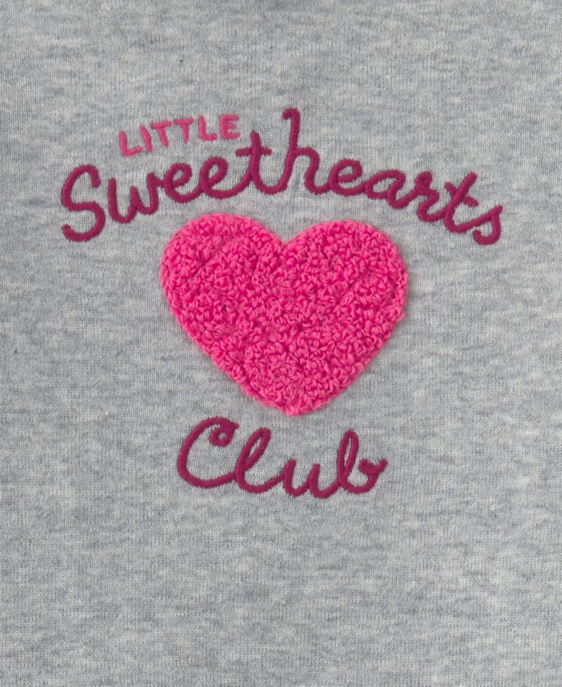 Боди и штаны Little Sweethearts Club с длинными рукавами для маленьких девочек, комплект из 2 предметов