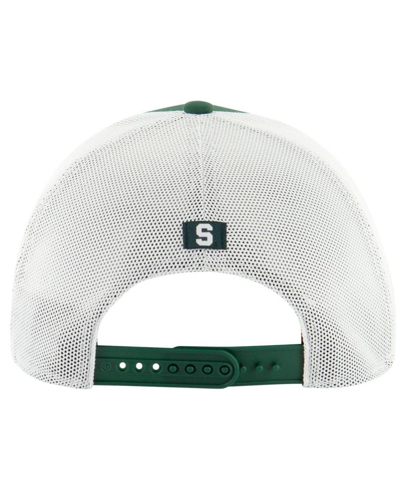 Men's Green Michigan State Spartans Downburst Trucker Adjustable Hat