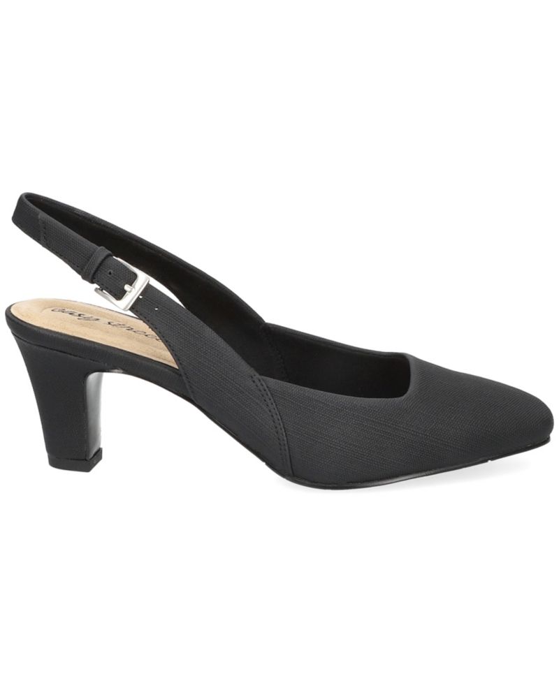 Ritsa Square Toe Slingback Pumps