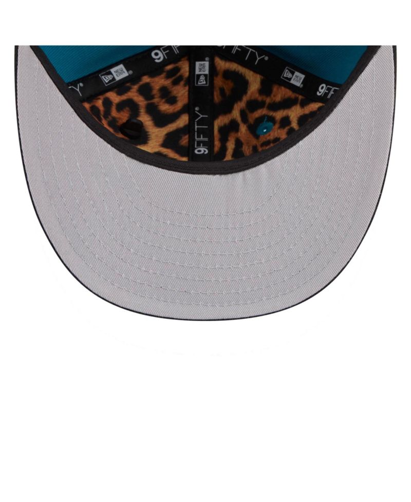 Men's Teal/Black Jacksonville Jaguars 2026 NFL Draft On Stage Pre-Curved 9FIFTY Snapback Hat