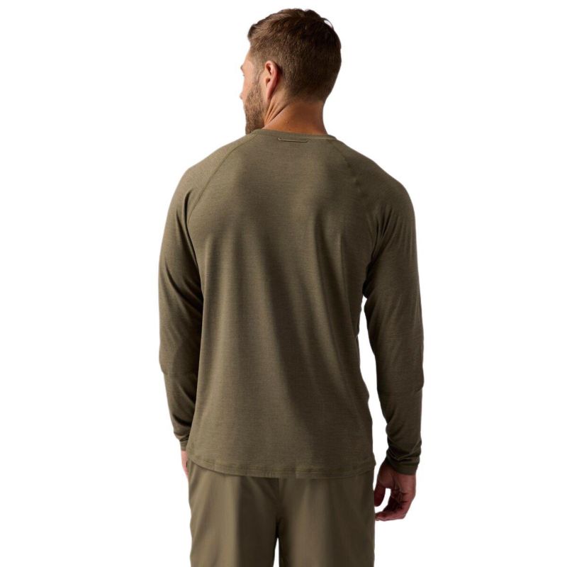 Men's Destination Long-Sleeve Crew Top Performance Shirts Long Sleeve