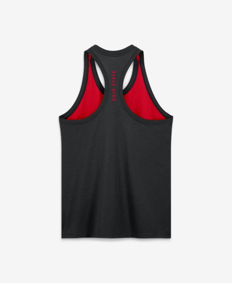 Women's Scarlet Ohio State Buckeyes Racerback Tank Top