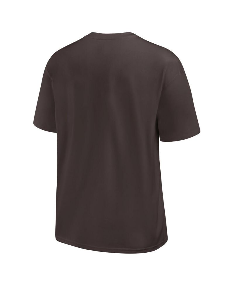 Men's Brown Cleveland Browns Rewind Heavy Max90 Pocket T-Shirt
