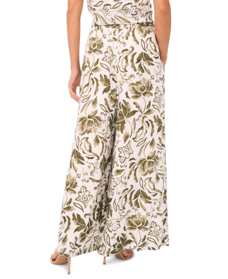 Women's Elastic Waist Mid-Rise Pants