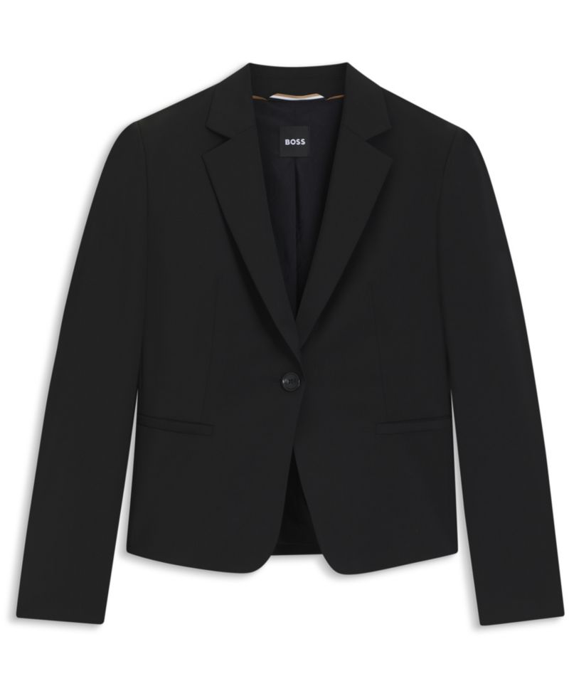 BOSS by Women's Regular-Fit Button-Up Blazer