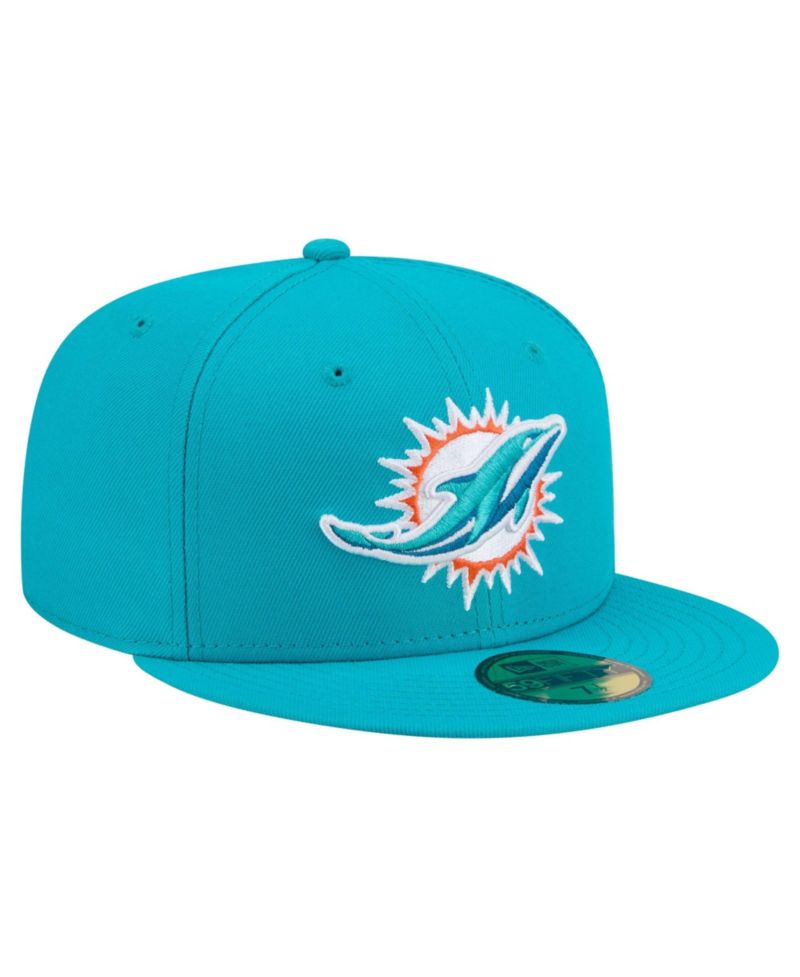 Men's Aqua Miami Dolphins 59FIFTY Fitted Hat