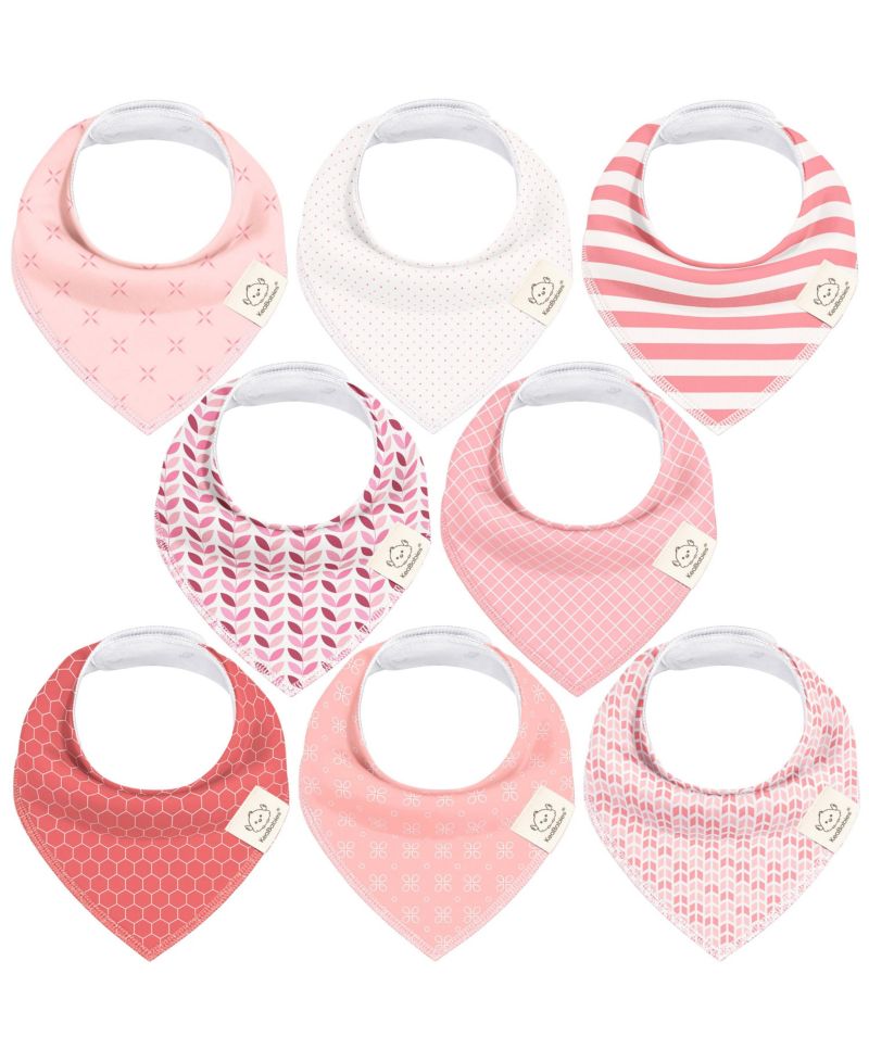 8pack Baby Bandana Bibs, Baby Drool Bibs for Baby Girl, Boy, Baby Bibs for Infant, Newborn