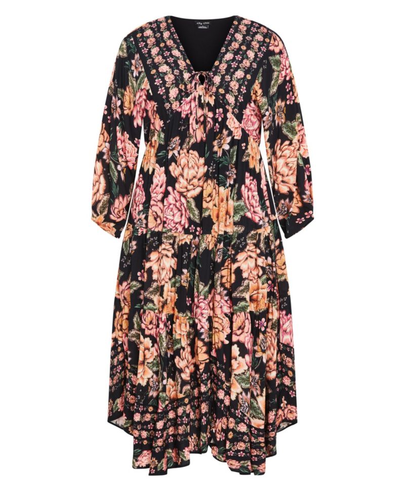 Women's Devine Beauty Border Dress