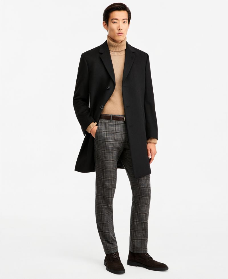 Men's Classic-Fit Camber Wool Overcoat