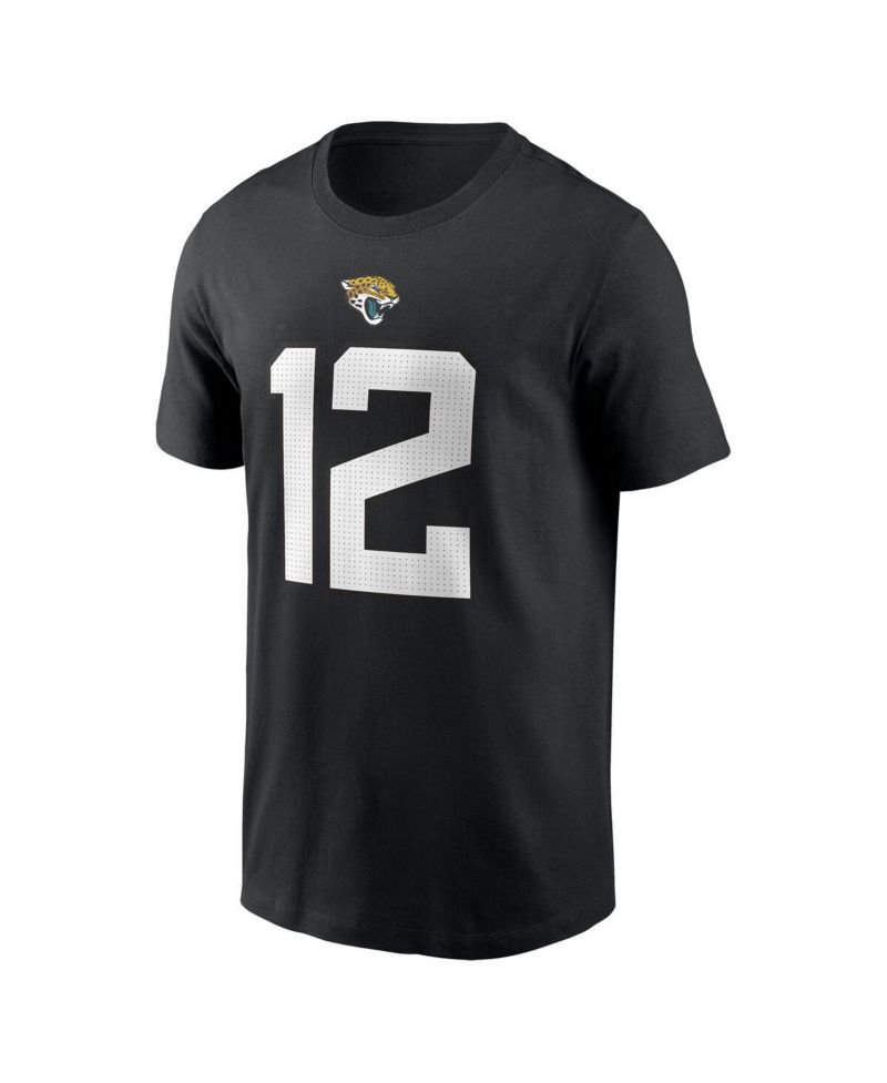 Men's Travis Hunter Black Jacksonville Jaguars 2025 NFL Draft First Round Pick Player Name & Number T-Shirt