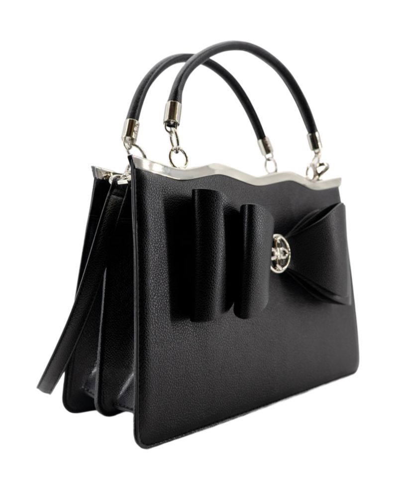 The Noa Structured Bowtie Small Crossbody Bag