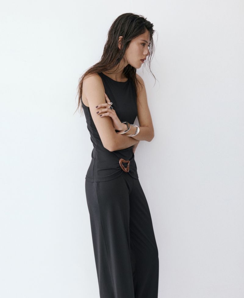 Women's Resin Applique Combined Jumpsuit