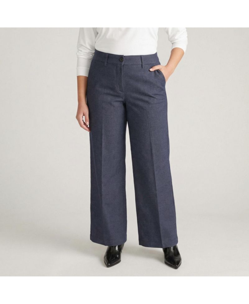 Plus Size Nova Denim Look Pants
