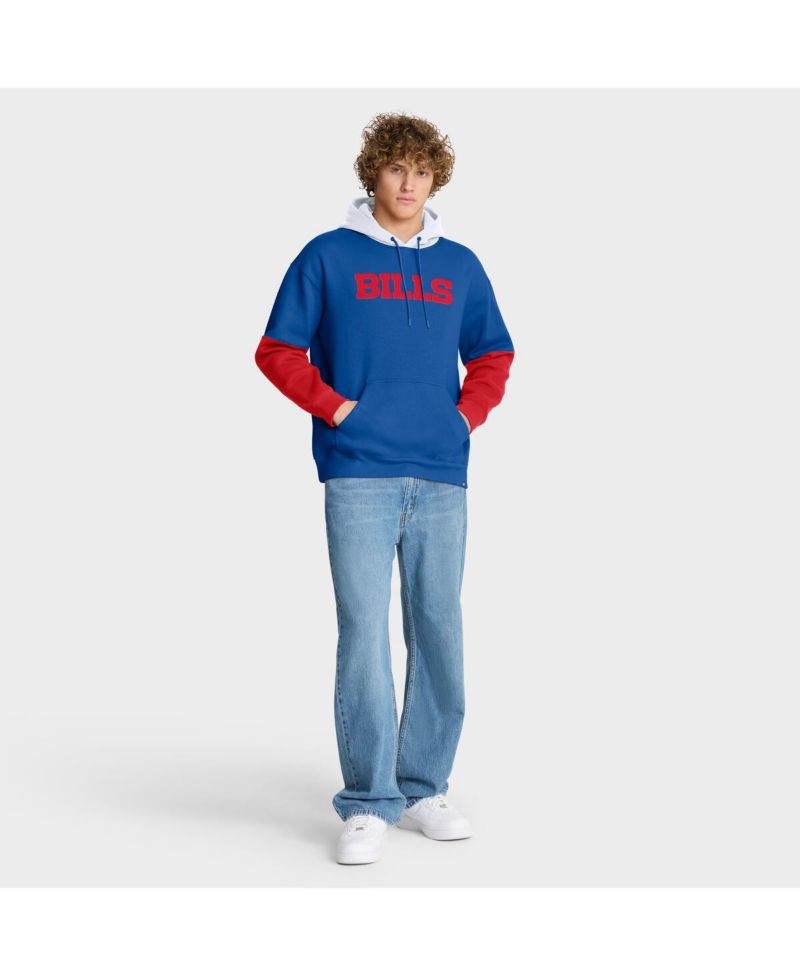 Men's Royal Buffalo Bills Helmet Pullover Hoodie