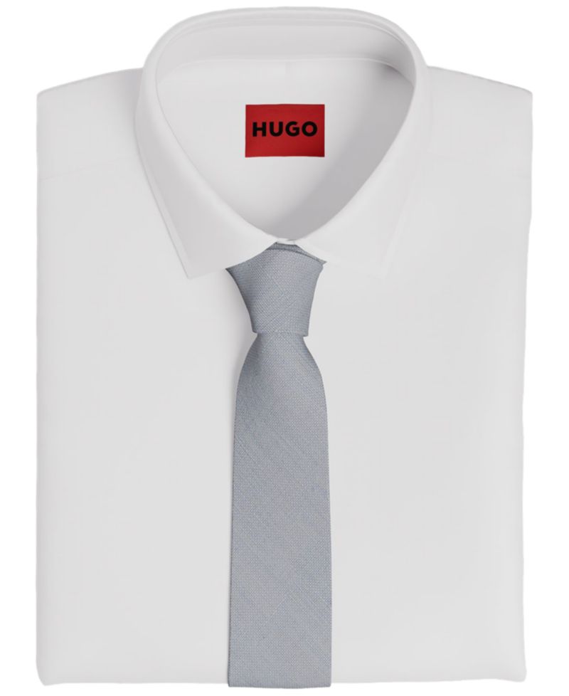 Men's Skinny Silk-Blend Tie