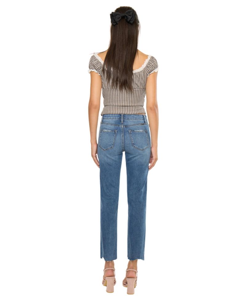 Women's Kathleen High Rise Slim Straight Jeans