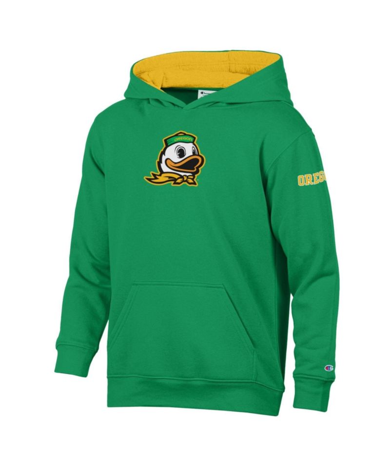 Big Boys and Girls Green Oregon Ducks Fleece Hoodie