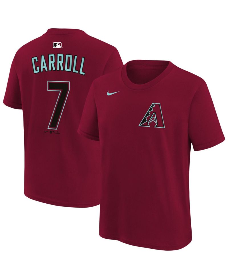 Big Boys and Girls Corbin Carroll Red Arizona Diamondbacks Name & Number T-Shirt