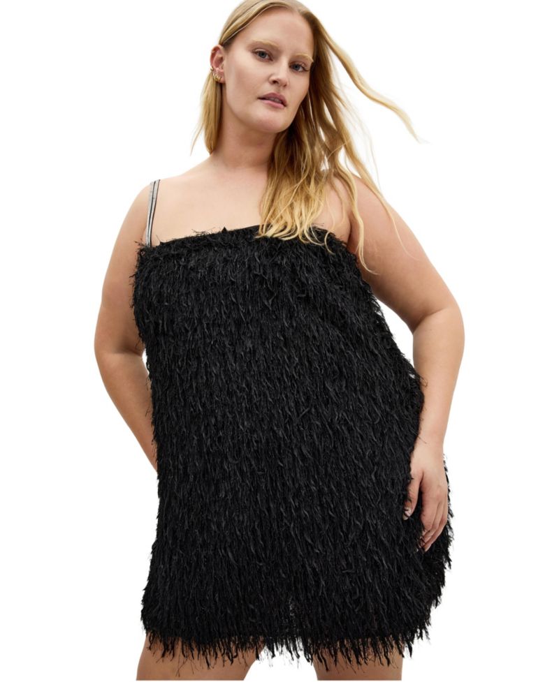 Women's Plus Size Faith Party Mini Dress