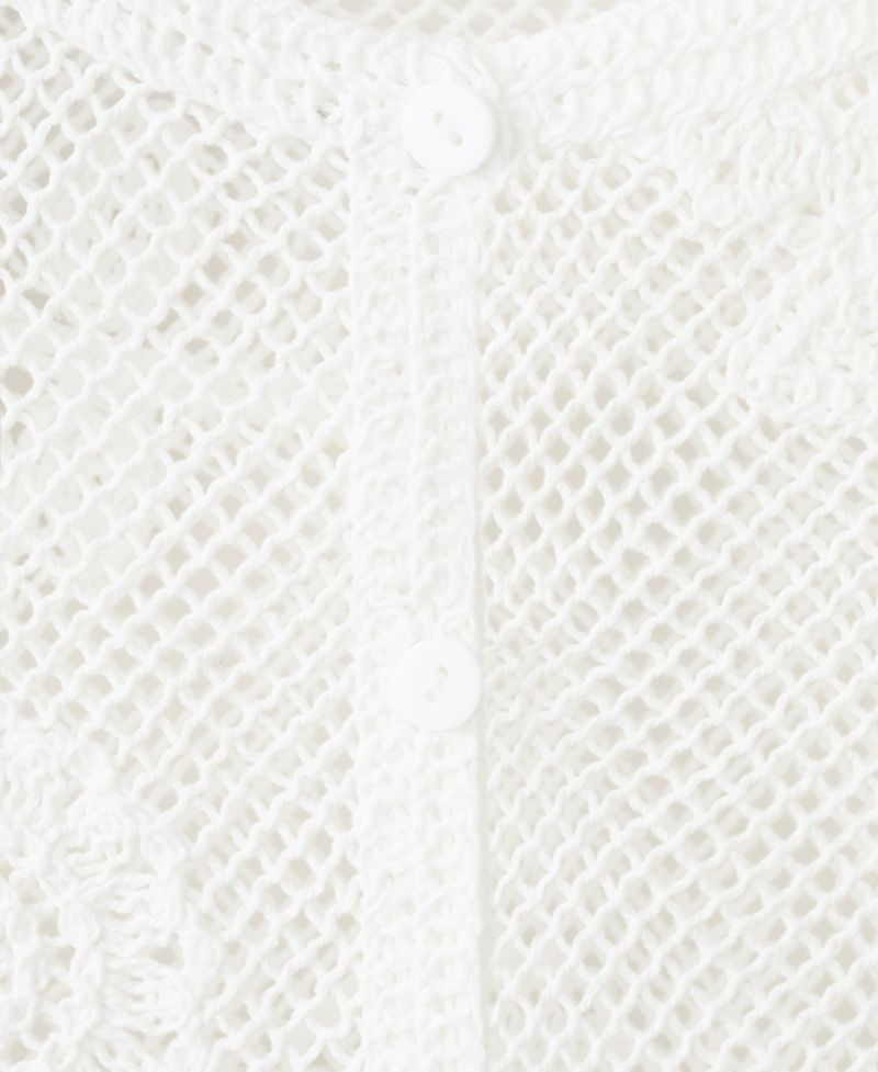Women's Floral-Crochet Cardigan