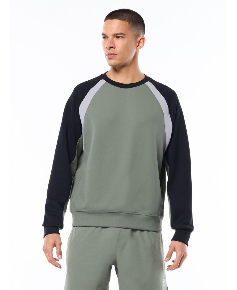 Men's Long-Sleeve Regular-Fit Sportivo Crewneck