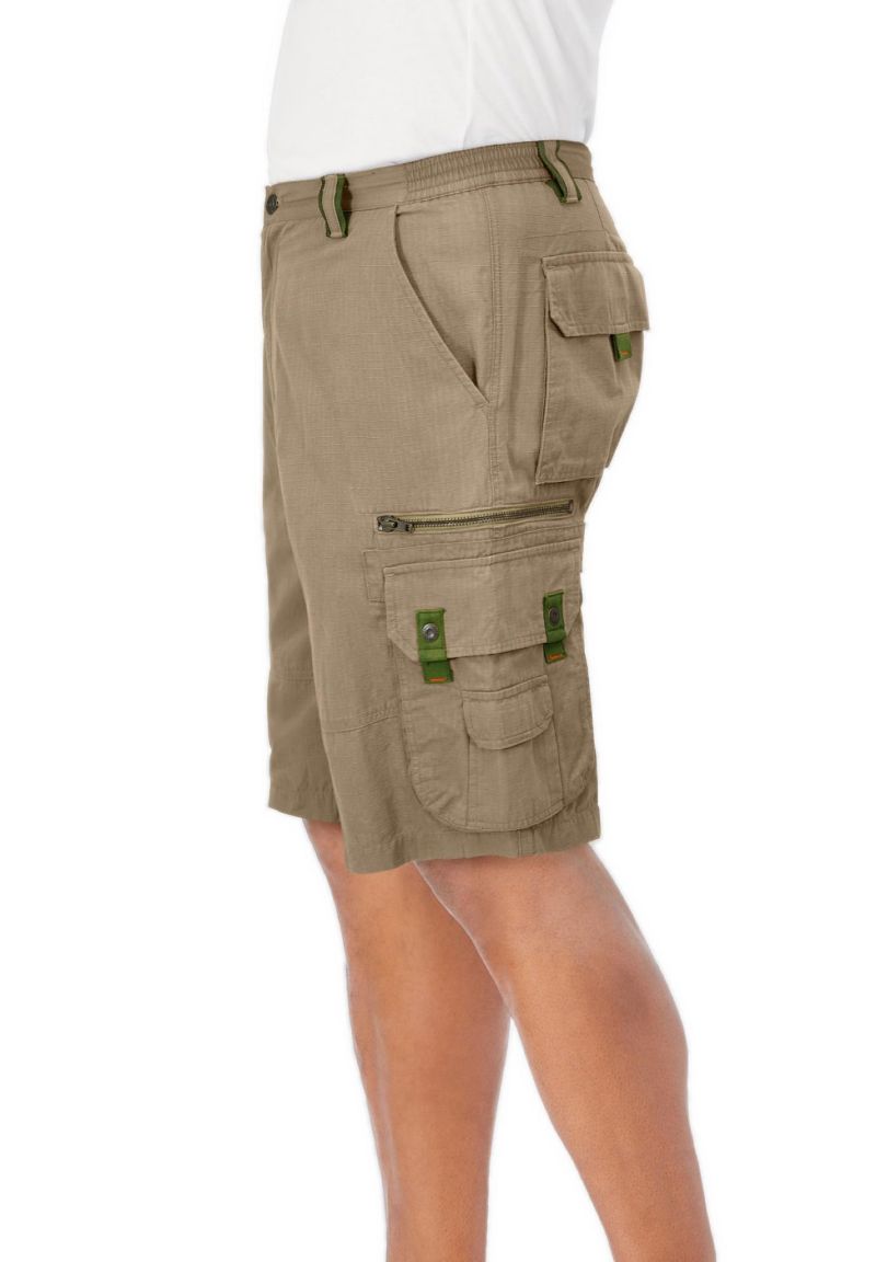 Men's by KingSize Ripstop 10" Cargo Shorts