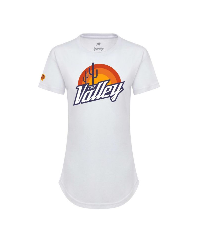 Women's White Phoenix Suns 2021/22 City Edition Phoebe T-shirt