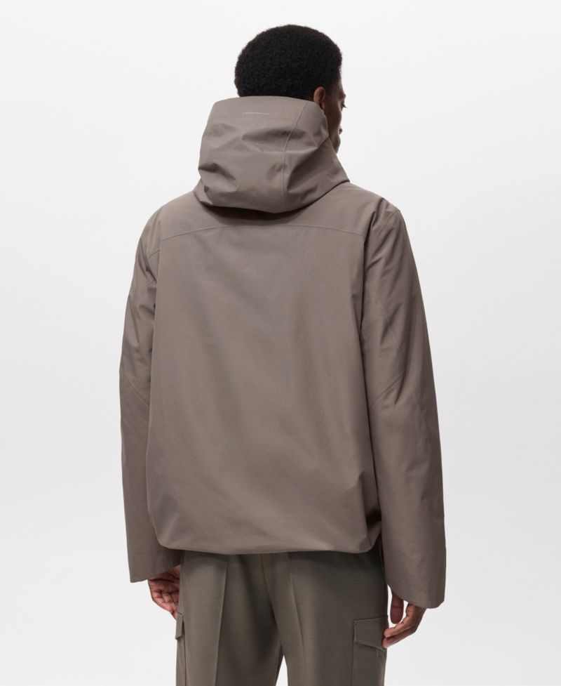 Men's Water-Repellent Thermolite Hooded Jacket