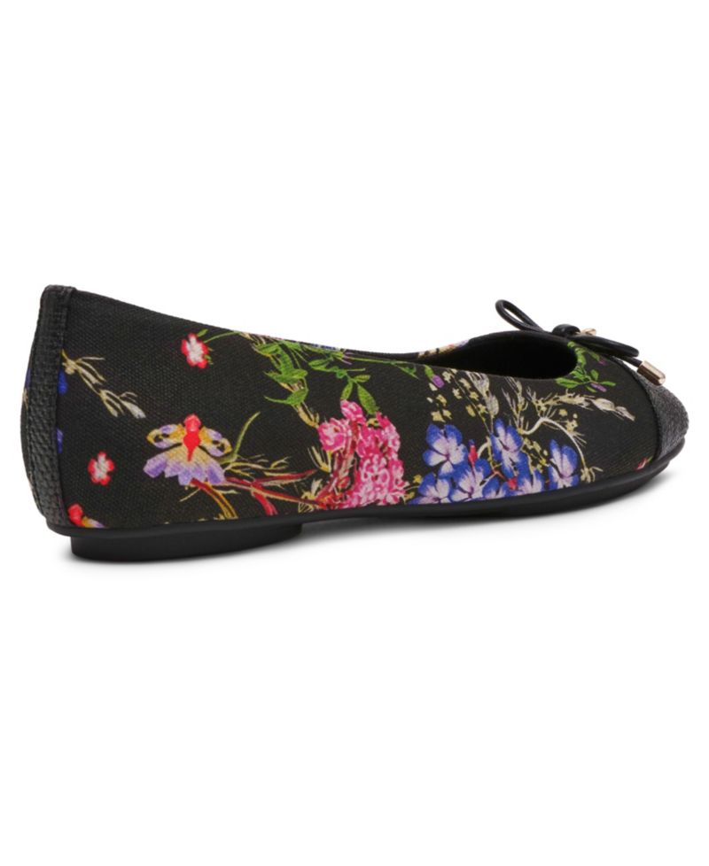 Women's Luci Floral Cap Toe Ballet Flats