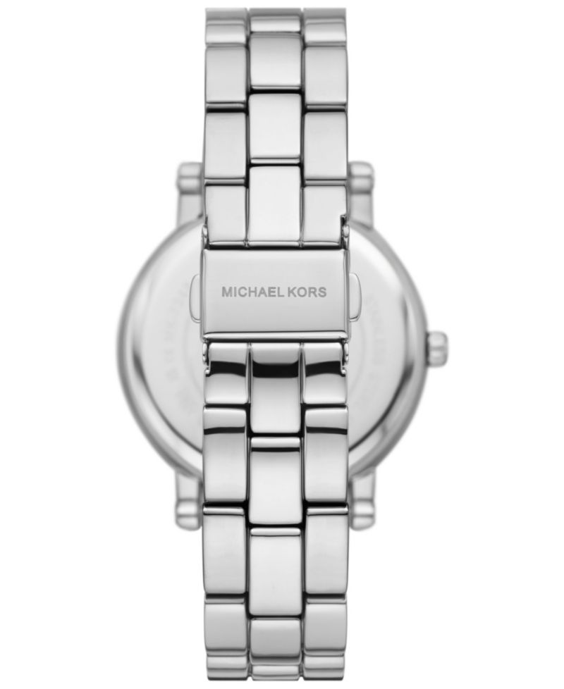 Women's Corey Three-Hand Silver-Tone Stainless Steel Watch 38mm
