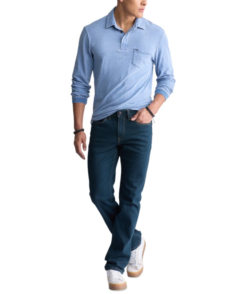 Men's Straight Six Jeans in Tinted Indigo
