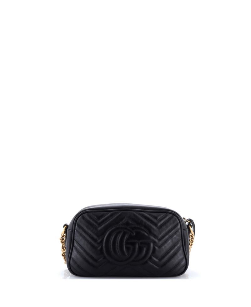 Small GG Marmont Shoulder Bag Matelasse Leather